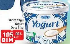 DOST YARIM YAĞLI YOĞURT DOST YARIM YAĞLI YOĞURT